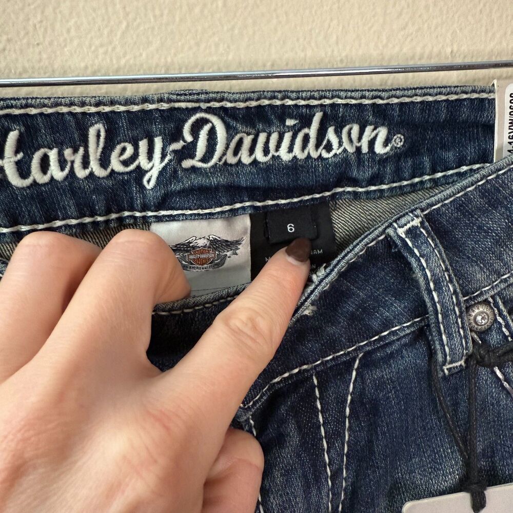 Harley Davidson Curvy Bootcut Jeans - Picture 4 of 5